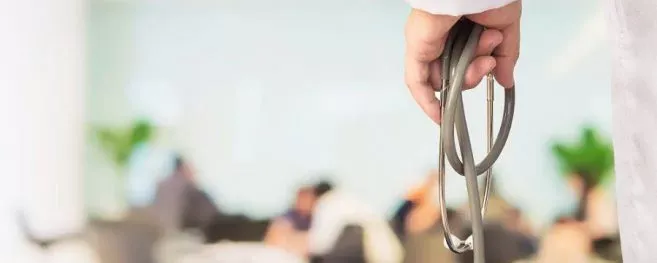 Doctor Holding A Stethoscope