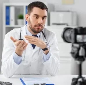 A Healthcare Provider Creating Healthcare Video